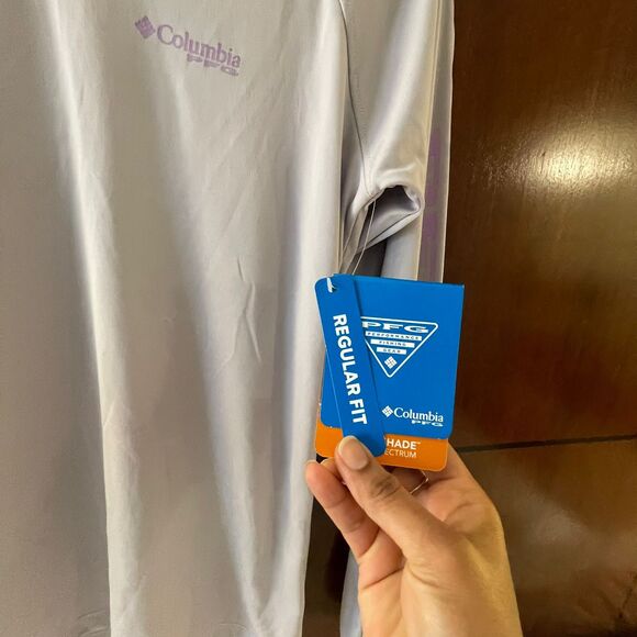 NWT Columbia Women's PFG Tidal Long Sleeves Tshirt Crew Neck Tee Size M - Picture 6 of 14